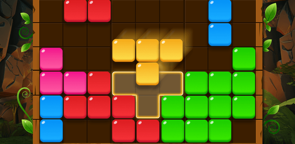 Blocks Adventure Jungle Saga background image