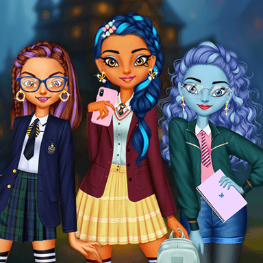 Monster Girls Back To School game image